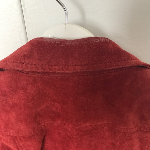 Red Suede Jacket - Picture 4 of 7